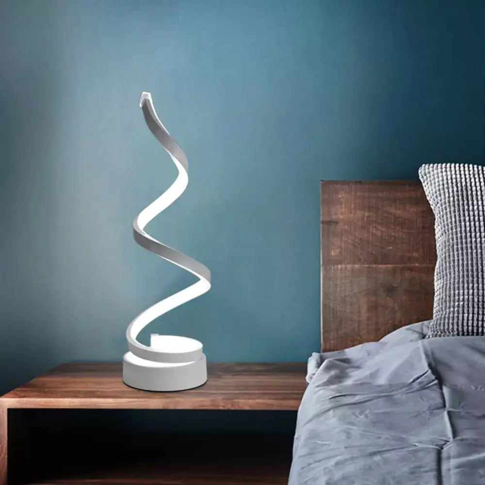 Lampe de Bureau Design en Spirale Ascendante